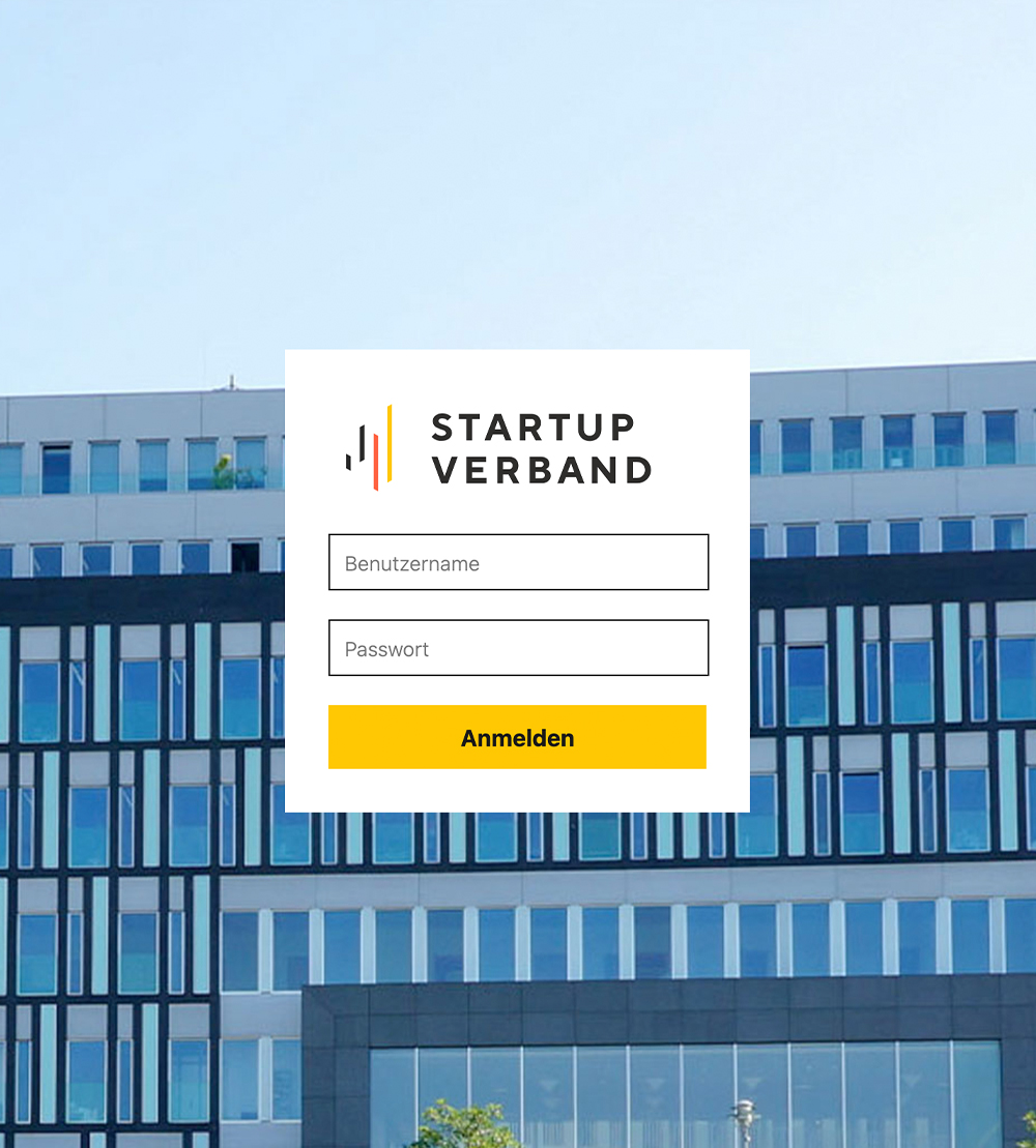Mitgliedermodul Startup Verband
